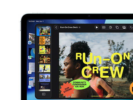 عرض تقديمي في&nbsp;Keynote معروض على&nbsp;iPad‏.